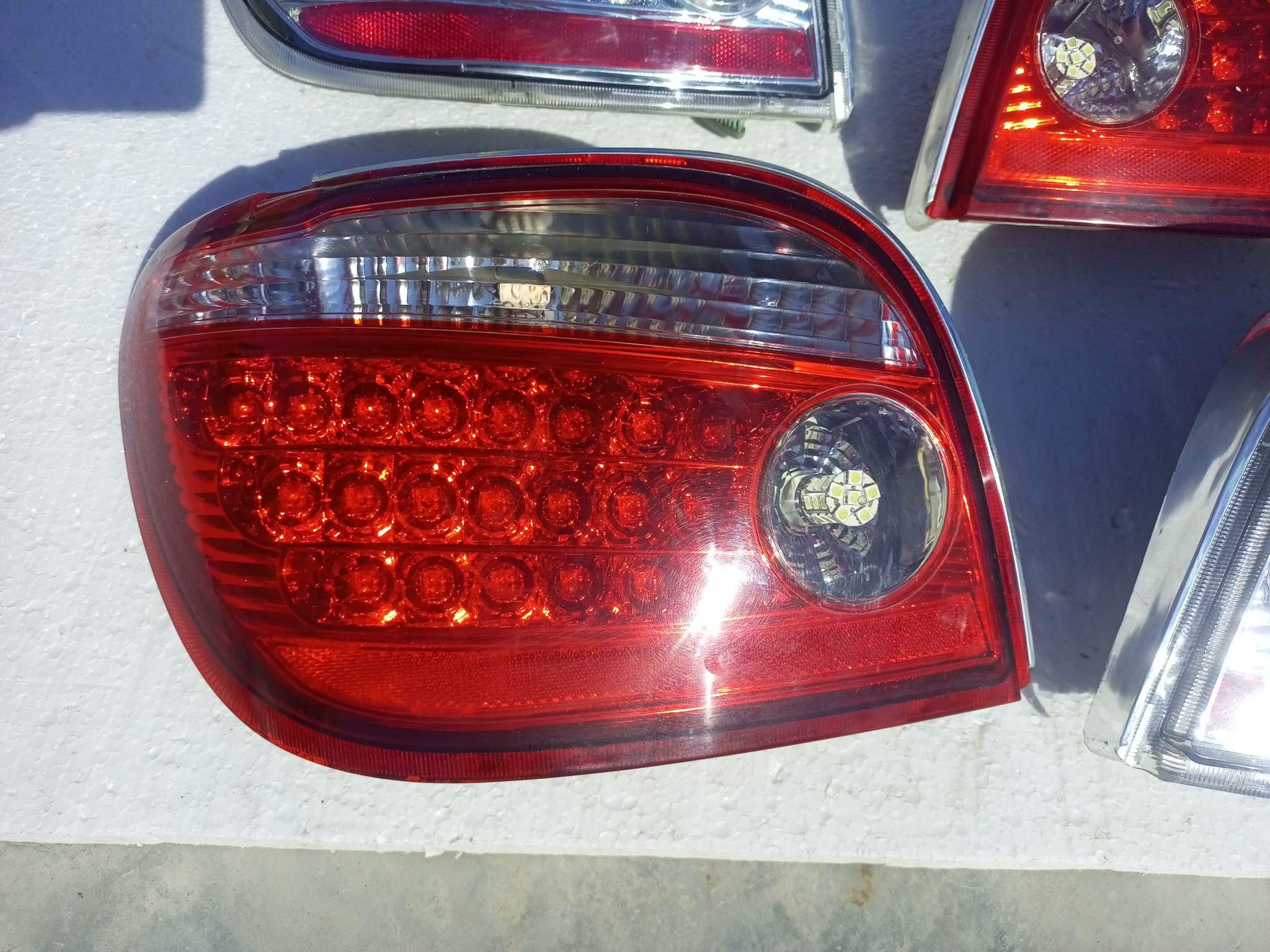 Vitz Crystal Eye LED Tail Light's Red Lens | Style Garage UK