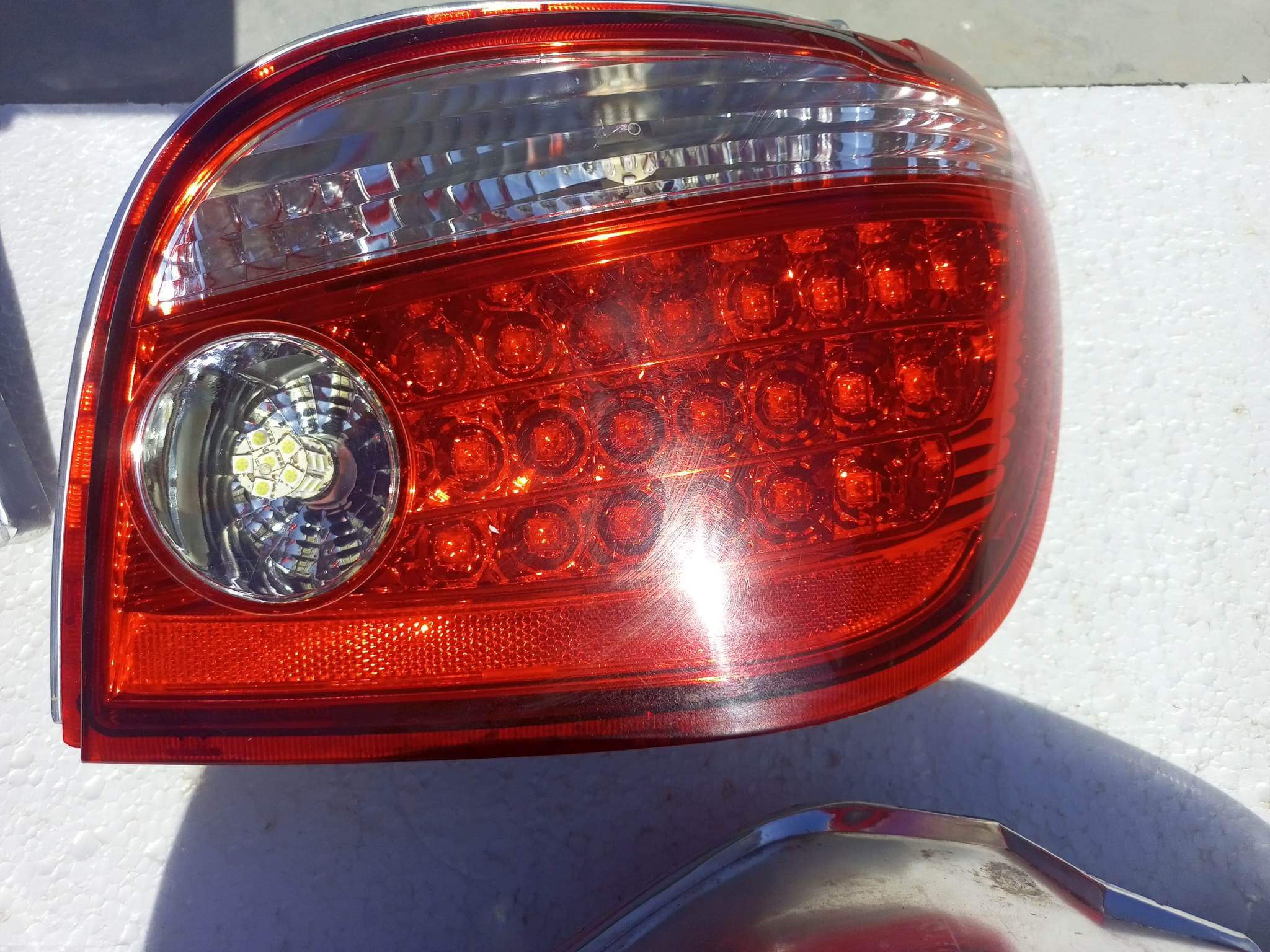 Vitz Crystal Eye LED Tail Light's Red Lens | Style Garage UK